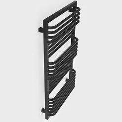 Sèche-serviette mixte noir - (HxL) 1240x450 mm - 800 Watt - 669 Watt - POC1240-450Z1N