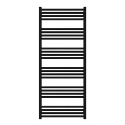 Sèche-serviette mixte noir - (HxL) 1380x480 mm - 600 Watt - 568 Watt - FIO1380-480V2N