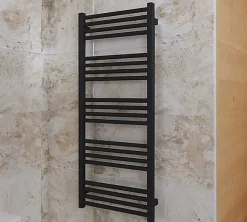 Sèche-serviette mixte noir - (HxL) 1380x680 mm - 800 Watt - 757 Watt - FIO1380-680V2N