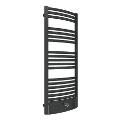 Sèche-serviette mixte noir - (HxL) 1760x500 mm - 800 Watt - 798 Watt - DEX1760-500PZ1N