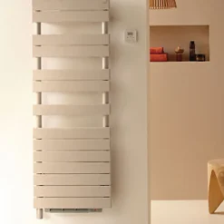 Sèche-serviette soufflant électrique blanc - HxL : 1698x500mm - 1000 Watt - ROE-170-050/IFS/B