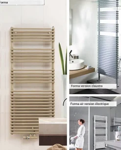 Sèche-serviette soufflant électrique blanc - HxL : 986x496mm - 500 Watt - LFE-090-50/IFS/B