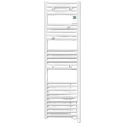 Sèche-serviette 500W DORIS DIGITAL ETROIT blanc brillant - ATLANTIC - 851329