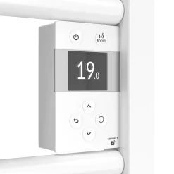 Sèche-serviette 500W DORIS DIGITAL ETROIT blanc brillant - ATLANTIC - 851329