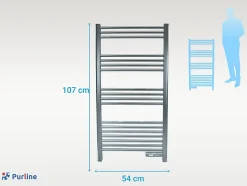 Sèche-serviettes avec minuterie 500W