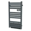 Sèche-serviettes avec soufflerie Mestia gris 500W + soufflerie 1000W