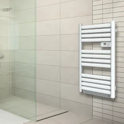 Sèche-serviettes avec soufflerie Mestia blanc 500W + soufflerie 1000W
