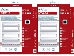 Sèche-serviettes blanc commande sans fil 500W