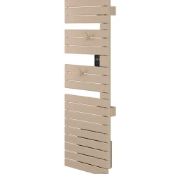 Sèche-serviettes connecté Nefertiti mât à droite 750W beige - ATLANTIC - 850043