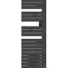 Sèche-serviettes connecté Nefertiti mât à gauche 750W anthracite - ATLANTIC - 850040