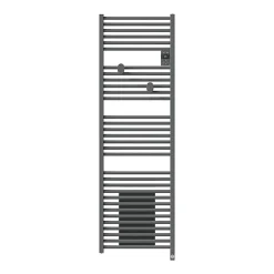 Sèche-serviettes connecté Riva 5 avec soufflerie 1750W Gris menhir - THERMOR - 471641
