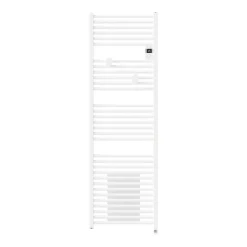 Sèche-serviettes connecté Riva 5 Etroit avec soufflerie 1300W Blanc - THERMOR - 471645