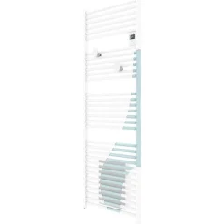 Sèche-serviettes connecté Riva 5 avec soufflerie 1500W Gris menhir - THERMOR - 471638
