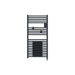Sèche-serviettes connecté Riva 5 avec soufflerie 1500W Gris ardoise - THERMOR - 471636
