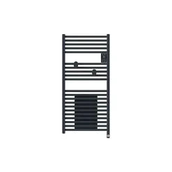 Sèche-serviettes connecté Riva 5 avec soufflerie 1500W Gris ardoise - THERMOR - 471636
