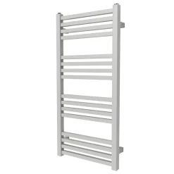 Sèche-serviettes eau chaude en acier GoodHome Duala gris 16 barres - 325 W