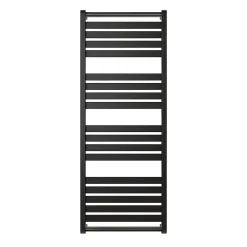Sèche-serviettes eau chaude en acier GoodHome Loreto vertical anthracite 679 W