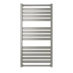 Sèche-serviettes eau chaude GoodHome Loreto vertical gris/argent 546 W