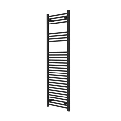 Sèche-serviettes eau chaude plat en acier Flomasta noir 609W
