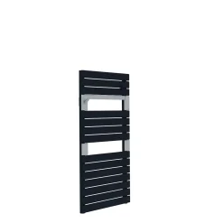 Sèche-serviettes eau chaude en acier Sauter Asama anthracite 510W