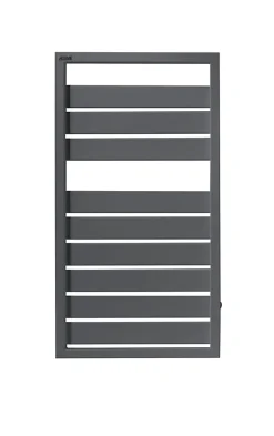 Sèche-serviettes eau chaude en acier Acova Astrakan anthracite 432W