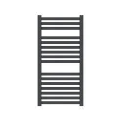 Sèche-serviettes eau chaude en acier GoodHome Aspley argent 413W