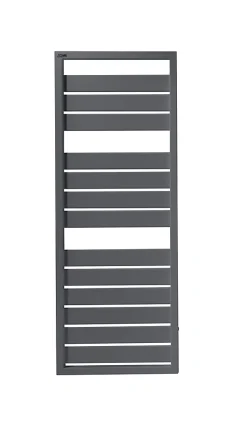 Sèche-serviettes eau chaude en acier Acova Astrakan anthracite 608W