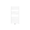 Sèche-serviettes eau chaude Riva 4 487W raccordement central blanc brillant - THERMOR - 471607