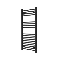 Sèche-serviettes eau chaude plat en acier Flomasta noir 411W