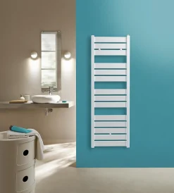 Sèche-serviettes eau chaude en acier Acova Madras blanc 625W