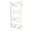 Sèche-serviettes eau chaude en acier GoodHome Duala blanc 16 barres - 325 W