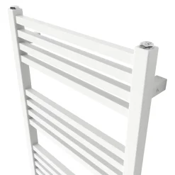 Sèche-serviettes eau chaude en acier GoodHome Duala blanc 16 barres - 325 W
