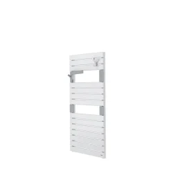 Sèche-serviettes eau chaude en acier Sauter Asama blanc 510W