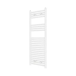 Sèche-serviettes eau chaude plat en acier Flomasta blanc 490W
