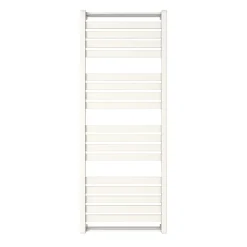 Sèche-serviettes eau chaude en acier Goodhome Loreto vertical blanc 679 W