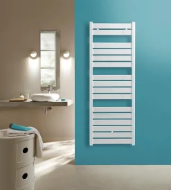 Sèche-serviettes eau chaude en acier Acova Madras blanc 791W