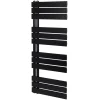 Sèche-serviettes eau chaude en acier GoodHome Boxwood noir 488W