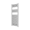 Sèche-serviettes eau chaude plat en acier Flomasta argent 333W