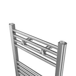 Sèche-serviettes eau chaude plat en acier Flomasta argent 333W