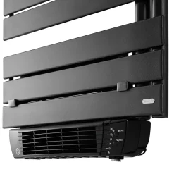 Sèche-serviettes eau chaude en acier Penny acier Delonghi 851W anthracite