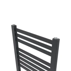 Sèche-serviettes eau chaude en acier GoodHome Aspley argent 485W