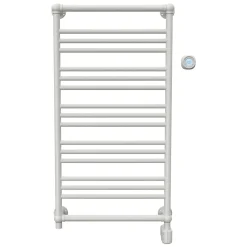 Sèche-serviettes électrique à inertie fluide GoodHome Hyana blanc 500W