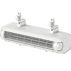 Sèche-serviettes électrique GoodHome Loreto blanc 500W + Soufflerie amovible GoodHome Acilia blanc 1000W
