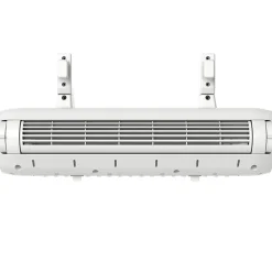 Sèche-serviettes électrique GoodHome Loreto blanc 500W + Soufflerie amovible GoodHome Acilia blanc 1000W
