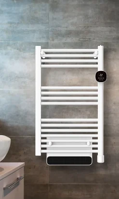Sèche-serviettes électrique Heallux Aqualea blanc 1500W + soufflerie