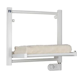 Sèche-serviettes électrique à inertie fluide Deltacalor Papillon1 150W blanc