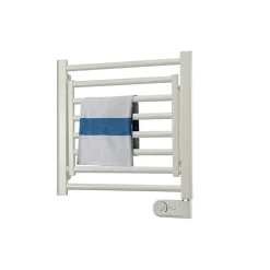 Sèche-serviettes électrique à inertie fluide Deltacalor Papillon1 150W blanc