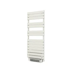 Sèche-serviettes électrique à inertie fluide Delonghi Ghibli blanc 700W + soufflerie 1000W