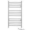 Sèche-serviettes électrique chrome 150W WarmlyYours, Dimensions: 101.6 cm x 45.7 cm
