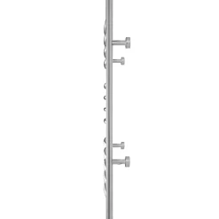 Sèche-serviettes électrique chrome 150W WarmlyYours, Dimensions: 101.6 cm x 45.7 cm